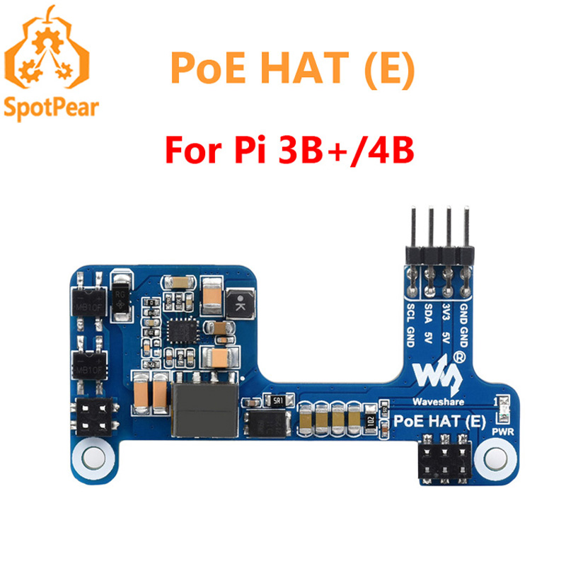 Power Over Ethernet - Raspberry pi-power over ethernet hat、802.3af-assistants、1b、4b、waveshare poe