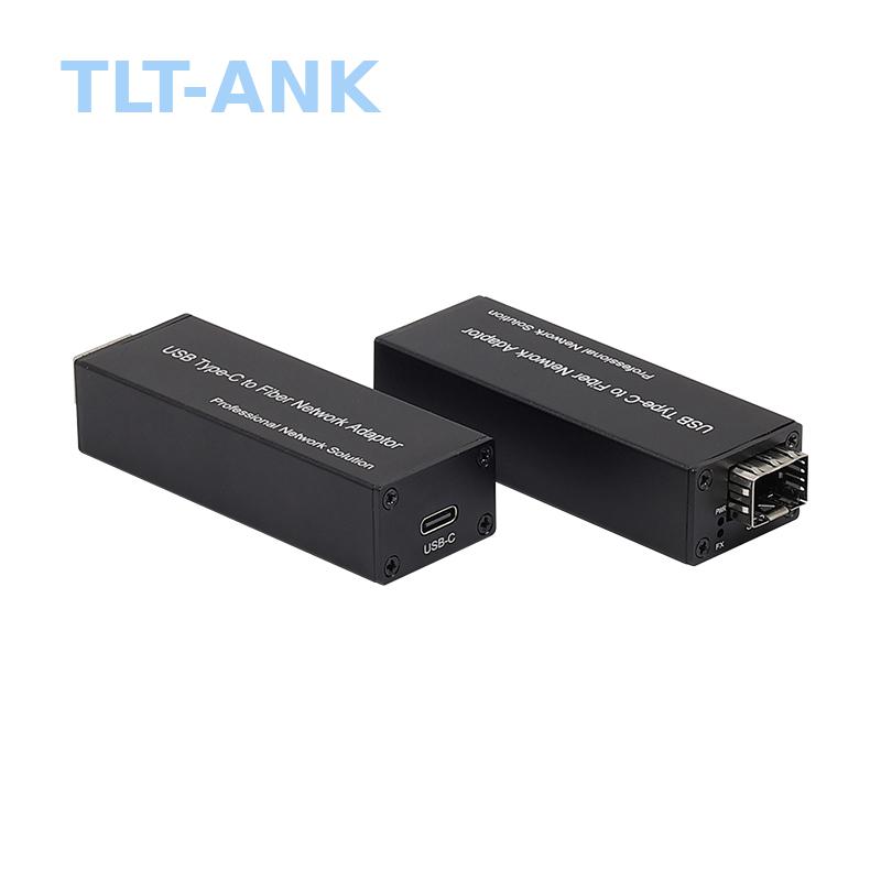 Power Over Ethernet - USB Type-C - ギガビットSFP光ファイバーイーサネットアダプター ミニネットワークコンバーター 高速USB