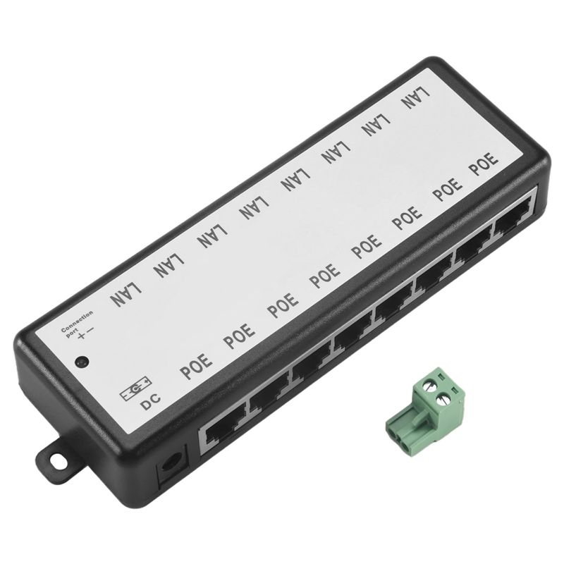 Power Over Ethernet - PHILE-8 ポート Poe インジェクター Poe スプリッター