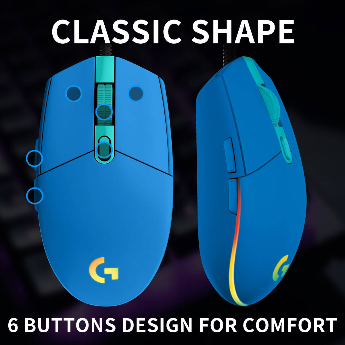 ロジクール G203 有線ゲーミングマウス 家庭・ゲーム・オ - Logitech Mouse G203 のレビューと価格