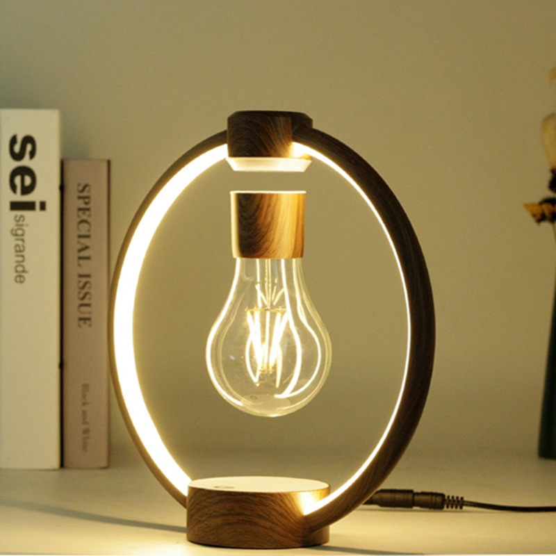 磁気浮上式LED電球テーブルランプ ナイトライト 家庭用寝室 - Office Tech Decor のレビューと価格