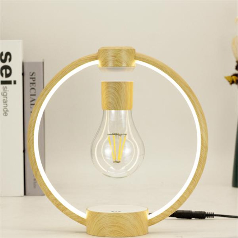 磁気浮上式LED電球テーブルランプ ナイトライト 家庭用寝室 - Office Tech Decor のレビューと価格