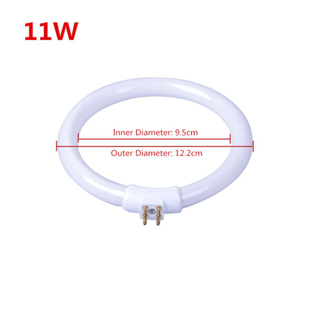 T4 環状チューブアンチ 4 ピン 11 ワット 110 V - Ring Light Desk Small のレビューと価格