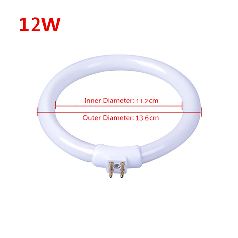 T4 環状チューブアンチ 4 ピン 11 ワット 110 V - Ring Light Desk Small のレビューと価格