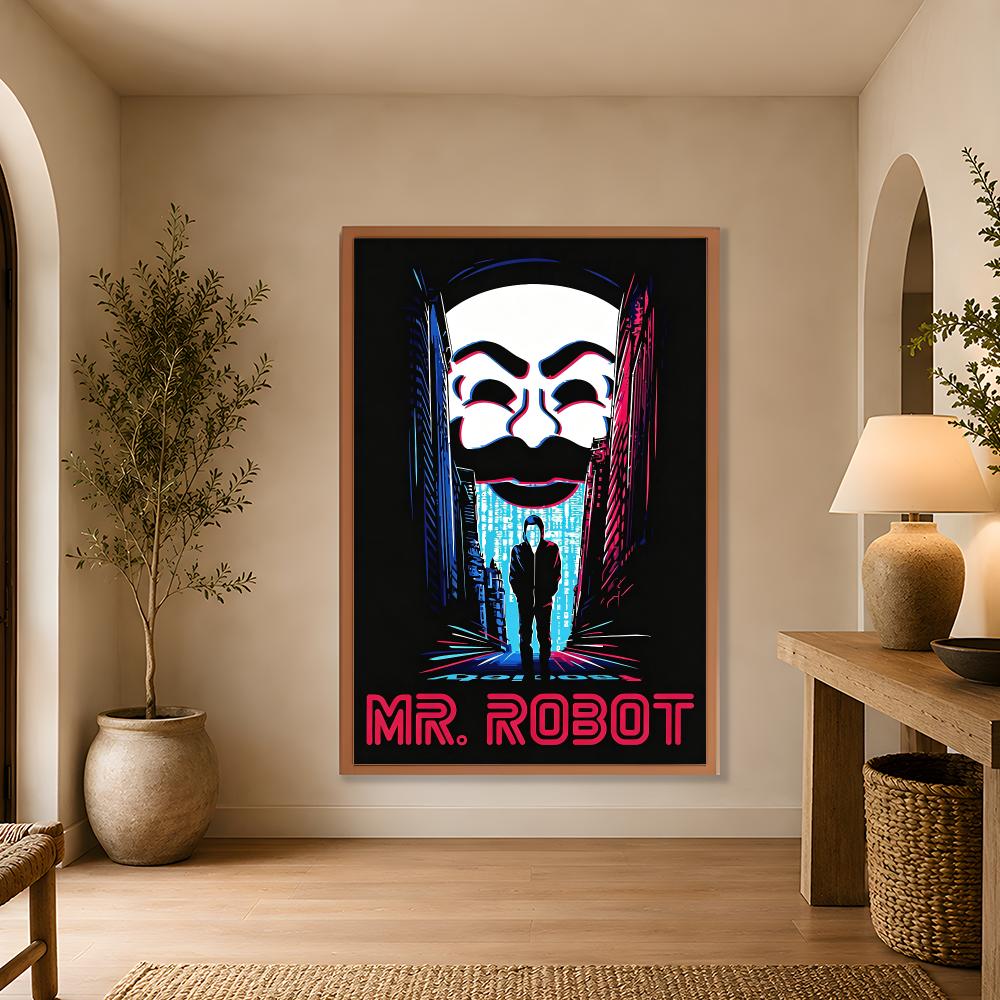 TV-Tech心理スリラー『Mr.』 ロボットポスター ウォ - Office Tech Decor のレビューと価格