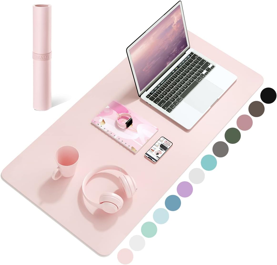 60X35CM オフィスデスクパッド、防水レザーデスクテーブ - Home Office Tech Gadgets のレビューと価格