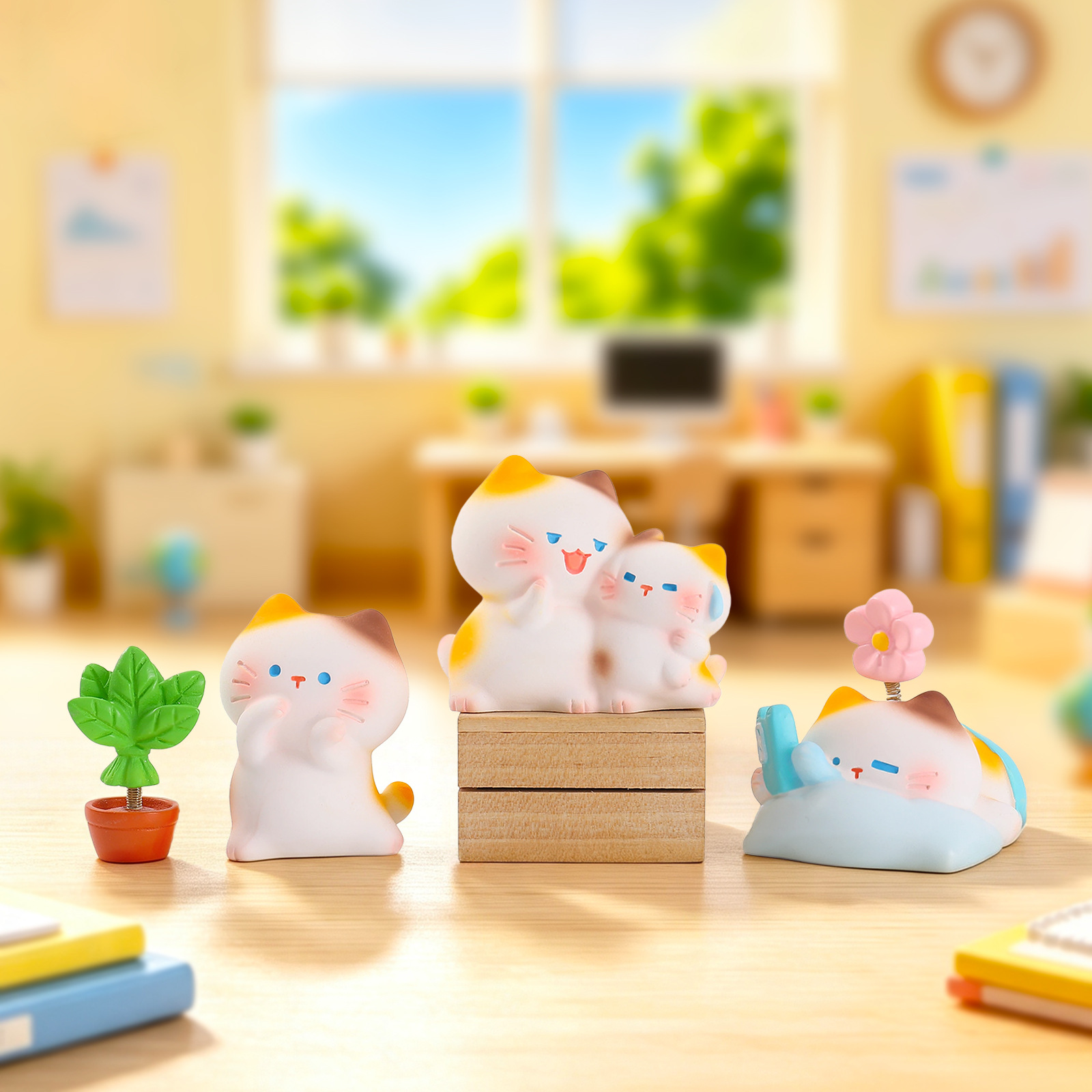 働く子猫のレジン製ブラインドボックス ミュウオドール クリエ - Office Technician のレビューと価格