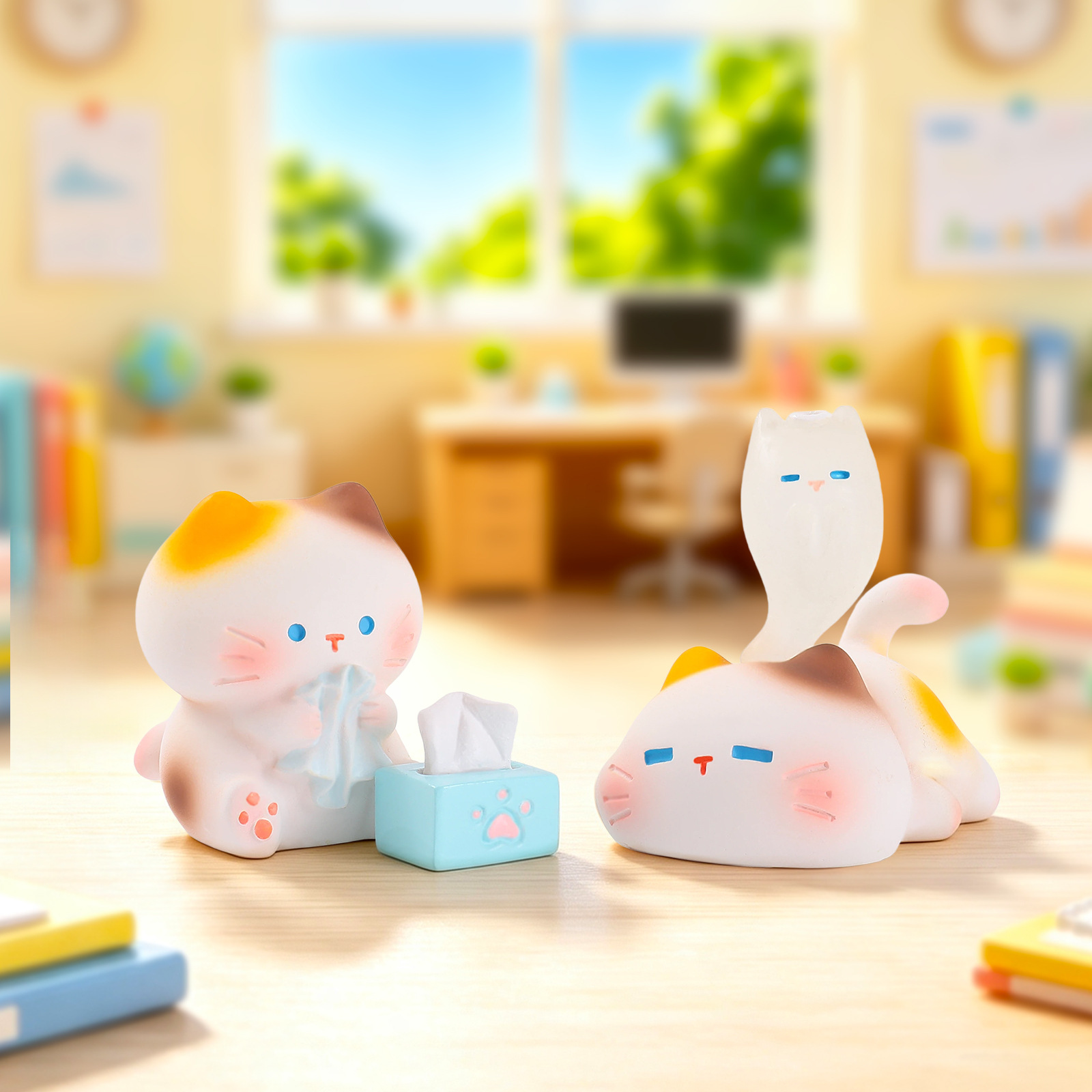 働く子猫のレジン製ブラインドボックス ミュウオドール クリエ - Office Technician のレビューと価格