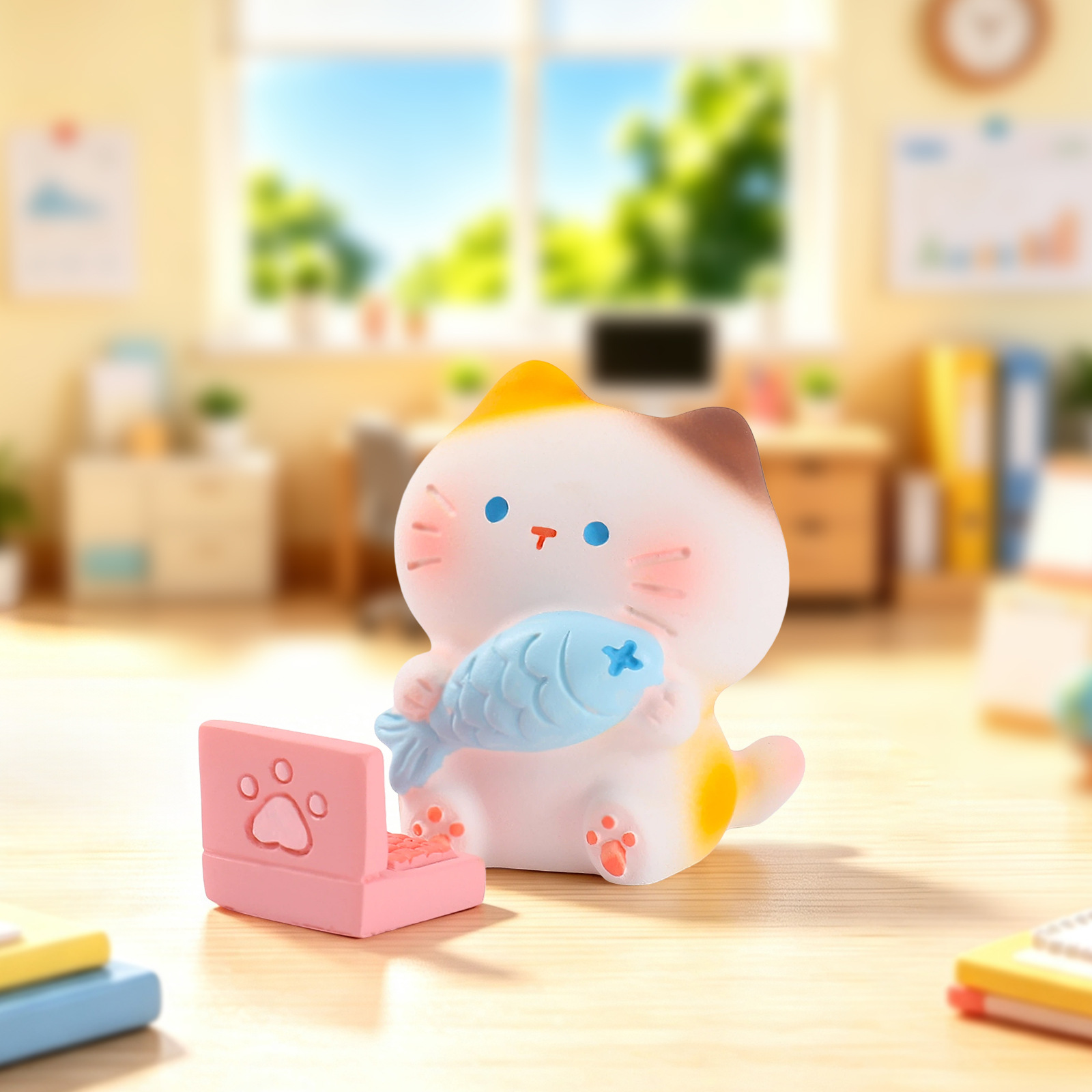 働く子猫のレジン製ブラインドボックス ミュウオドール クリエ - Office Technician のレビューと価格