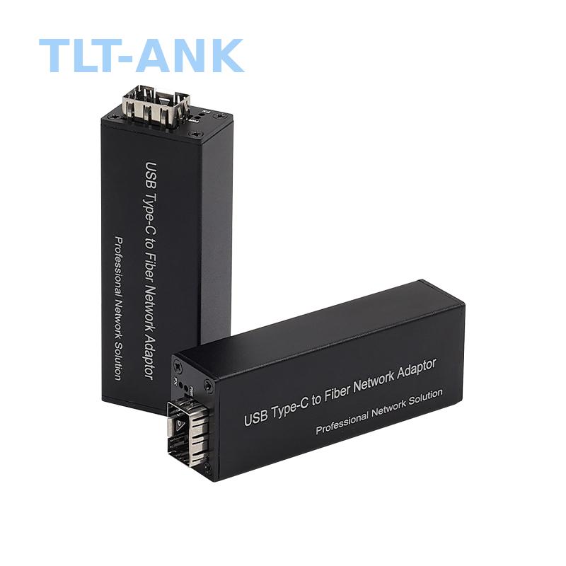 USB Type-C - ギガビットSFP光ファイバーイーサ - Power Over Ethernet のレビューと価格