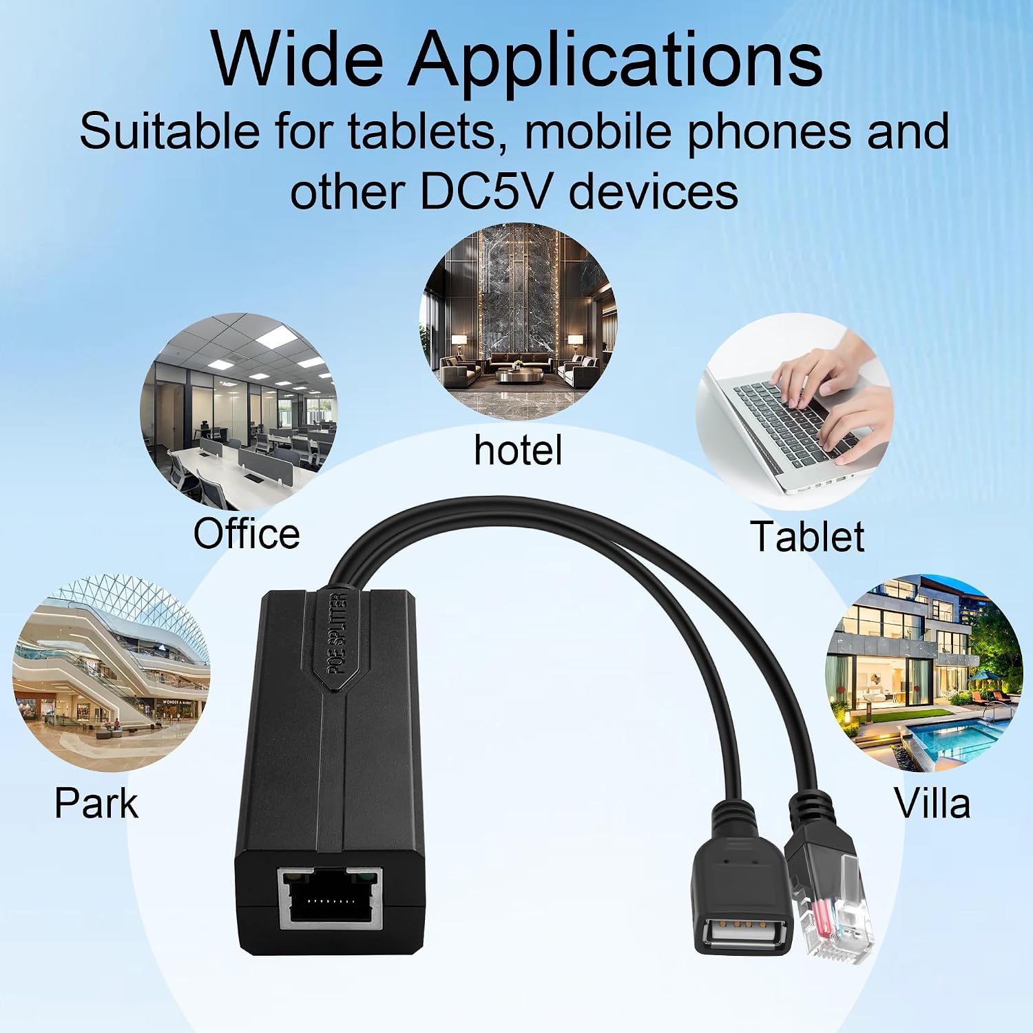 PoE スプリッター 5V 2.4A USB タイプ C メ - Power Over Ethernet のレビューと価格