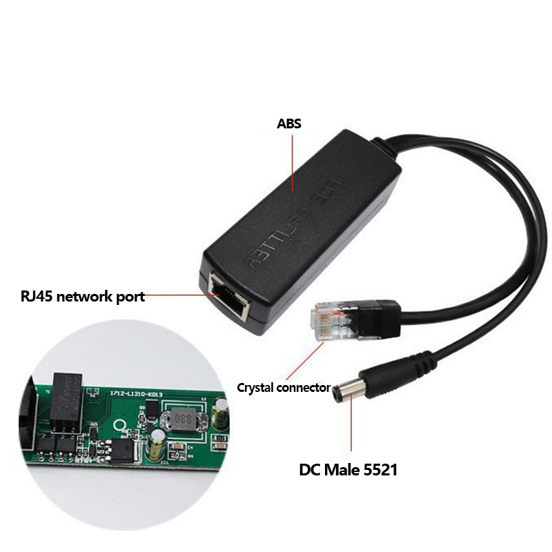新しい POE スプリッター 24V/48V から 12V/ - Power Over Ethernet のレビューと価格