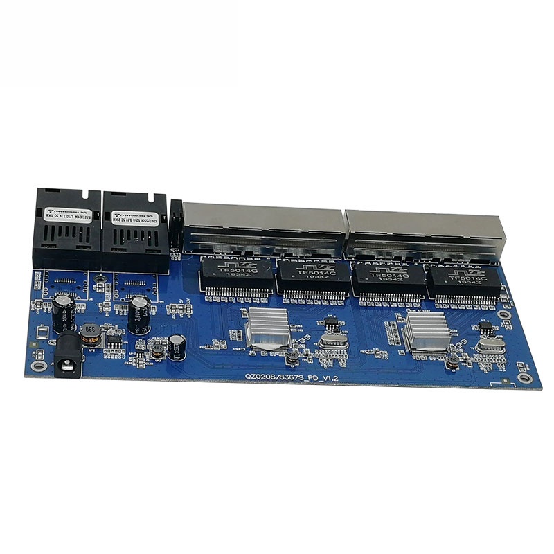リバースPoEスイッチ 8 RJ45 2 SC シーブル光フ - Power Over Ethernet のレビューと価格